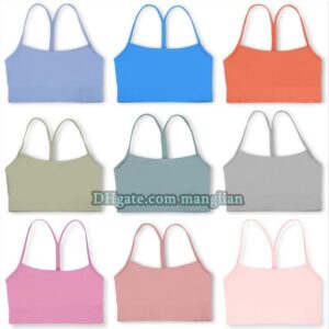 Women Tank Top Built-in Bra Cami Top Bra Y-shaped design Yoga Cami Sports Cami Quick-Dry Camisole with Elastic Fitness Gym Workouts Spaghetti Strap Top