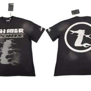 Silver Grey Side Face Goddess Logo Printed Washed Version Tee