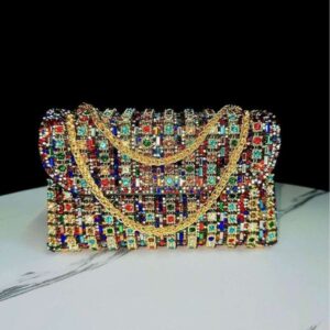 Exquisite Evening Handbag: Rhinestones Clutch Purse Women, Perfect for hot Parties and Formal Ocns