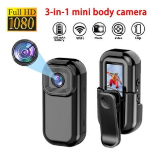 L11 1080P Mini Portable Body Action Cam Sport DV with Screen Video Recording Pocket Camera Back Clip 240418