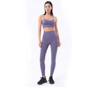 Yoga Leggings 2024 New Nudity Sense Skin-friendly No Awkward With Raised Hips High Waist Running Sports Leggings And Fitness Cropped Pants