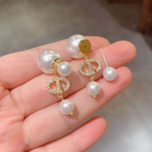 Hypoallergenic Two-Wear Pearl Studs | 925 Silver Needle Office-Date Drip