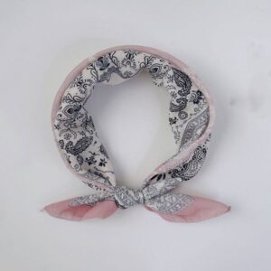 New Japanese Cashew Flower Cotton and Hemp Scarf –803201