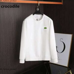 Designer Crocodile Embroidered Men's and Women's T-shirts and Hoodies Printed Fashion Men's T-shirts Short Sleeves Luxury Hip Hop Street Clothing 6db