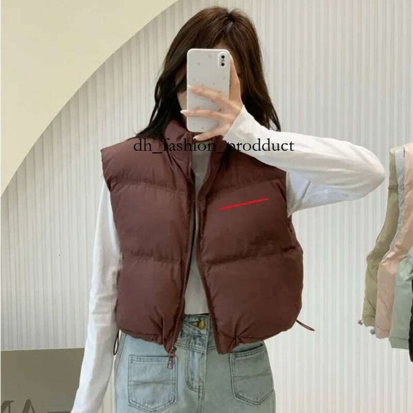 Womens Vests Designer Puffy Jacket hoodies winter womens Jacket Tanks parka top fashion Sleeveless Woman Jackets Designers Coat Outwears Windbreaker Hooded Vest 8