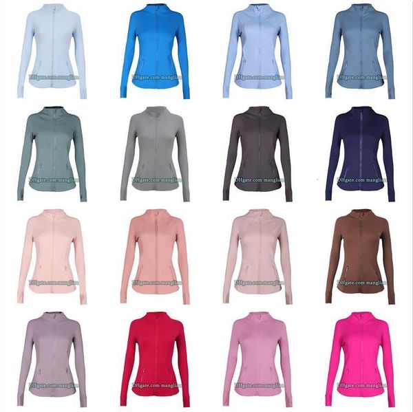 Women Yoga Wear Sports Jacket with Line Design Quick-Dry Yoga Activewear Top Fitness Sweatshirt for Workout and Gym Stylish Solid Color Coat Jogging Outdoor Sports