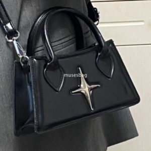spicy girl style small and niche bag women's new high-end and fashionable geometric design star portable versatile crossbody bag