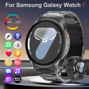 Fashion Galaxy Watch 7 tra GPS motion trectory AMOLED Sn high-definition call fiess tracker speed smartwatch Y241114