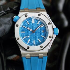 for Men Automatic 8215 Movement Watches 42mm Calendar Watch Waterproof Sapphire Crystal 316L Stainless Steel Case Rubber Strap Montre de e ee