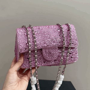 Designer bag fashion handbag women's shoulder bag diamond chain bag classic small square bag crossbody bag mini makeup bag christmas gift bag high quality leather bag