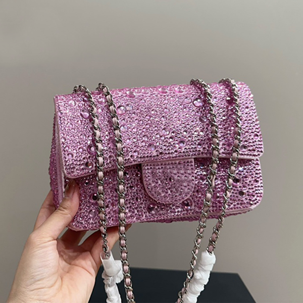 Designer bag fashion handbag women's shoulder bag diamond chain bag classic small square bag crossbody bag mini makeup bag christmas gift bag high quality leather bag