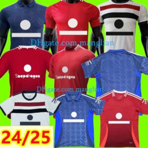 24 25 New season jerseys MOUNT soccer jerseys ANTONY MARTINEZ RASHFORD CASEMIRO 2025 football shirt fans player MARTIAL B. FERNANDES men kids kit Fan jersey