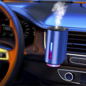 Car Air Conditioner Air Outlet Attachment Ultrasonic Aroma Diffuser Smart Fragrance Fog Spraying Diffuses Air Freshener Aromatherapy Essential Oil With Water