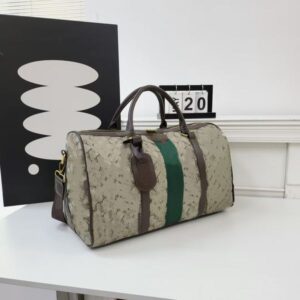 Designer Duffle tote Classic 45 55cm Hand lage Bag for Men Outdoor Sport leather Large capacity handbag Canvas shoulder Bags mens womens Duffel travel bag