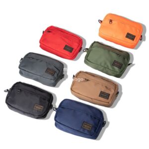 Japanese vintage men's and women's small body bag Military crossbody bag Mini phone bag Shoulder bag Oxford Cloth Hip Hop coin purse