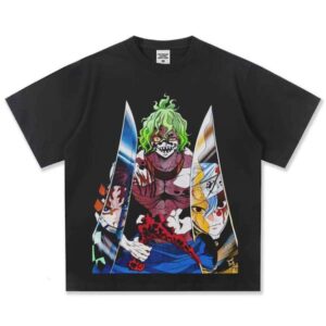 300g Summer New Printed Letter Loose Fashion Cotton T-Shirt for Men