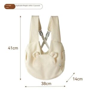 Dogs go out with portable pet backpacks, bags, dog artifacts, cats, small and medium-sized dogs, carrying chest cat bags