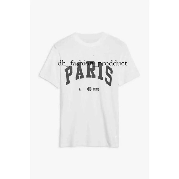 Fashion Trend Casual Short Sleeve Bing Tshirt Tops Clothes Designer Women T Shirt Pullover Cotton Classic Alphabet Print Fried Snowflake Wash Water Beach Tee e5f