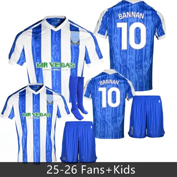 2025 2026 Sheffield Wednesday away from home Palmer Waukescallum Paterson New Jersey Michael Smith Tyrique Malik Wilks uniforms children in