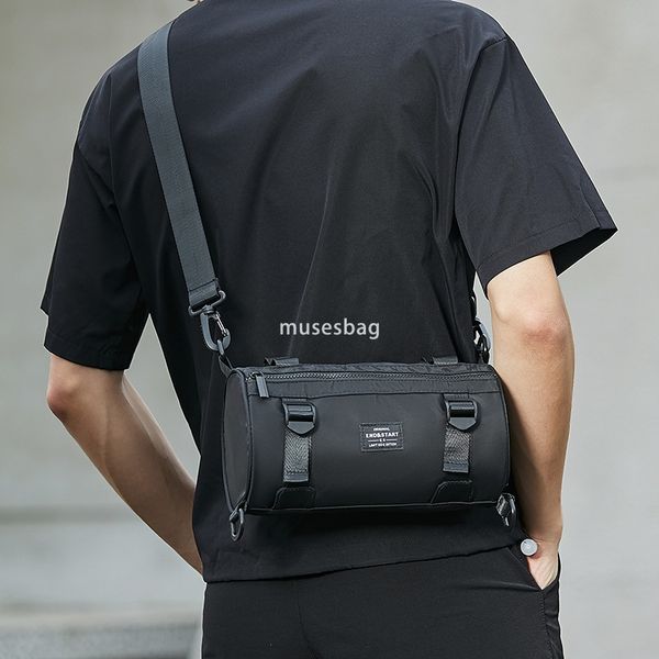 Crossbody bag men's fashion brand shoulder bag small satchel casual bucket sports cross bag day system simple small backpack boys