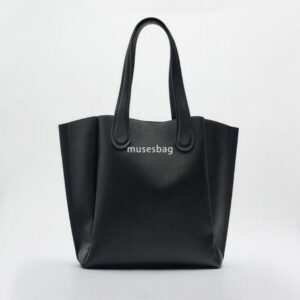 Women's High Quality PU Fashionable Shoulder Bag with Advanced Sense Retro Basic Handbag Large Capacity Simple Casual Shopping Bag Tote Bag