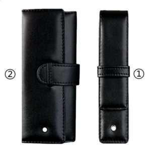 wholesale y black leather box MB pen holder pencil case High quality office stationery accessories Portable as a gift 240817