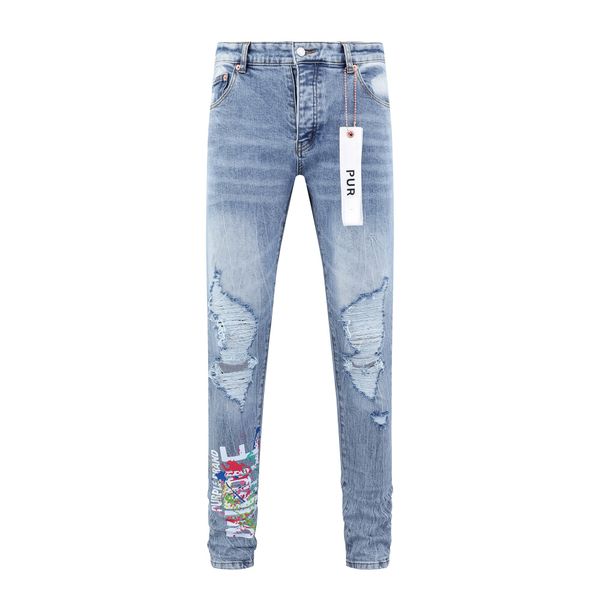 new slim jeans designer jeans men's skinny jeans Street wear pants outfits drip hot sell A07