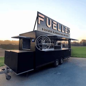 Customized Street Fast Food Truck Trailer Coffee Kiosk Hot Dog Cart Snack Pizza Vending Restaurant Catering Trailer For Sale