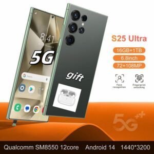 Unlocked S25 Ultra Mobile Phone with 7.3 Inches Super AMOLED Toucreen & Advanced Security Features 1TB Internal Memory