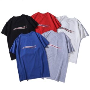 Designer Women's T-shirt casual comfortable short sleeved women sports shirt man T shirt summer round neck wave mens T-shirt