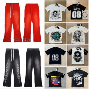 Designer Mens T Shirt Men Womens Shirts Summer Fashion clothes Tshirt Wash Letters Casual streetwear Washed Short Sleeve Man Tee Woman Tops Clothing US Size S-XL 2025