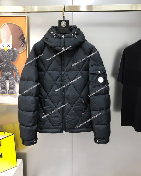 Winter Moncleare Jacket Designer Down Jacket Puffer Jackets Men's Slim Fashion Down Zipper Mincler Coat Winter Jacket Badge Letter Coats Moncleur Jacket M-3XL