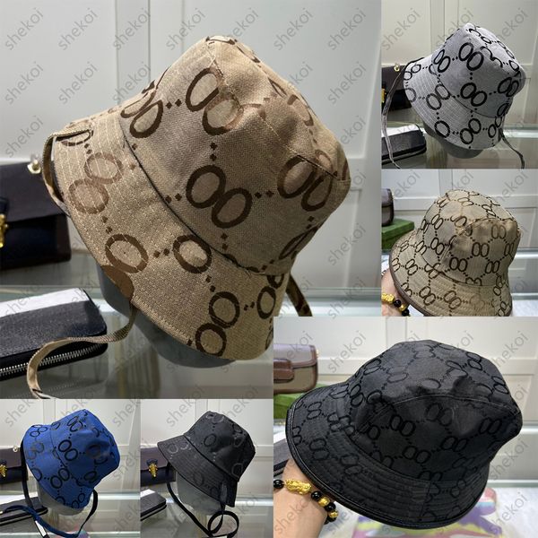 Bucket hat Wide Brim hats designers women Cotton Unisex caps younger broad cap salty Traveling Sun Protection Caps Full Letter Breathable Sunbonnet