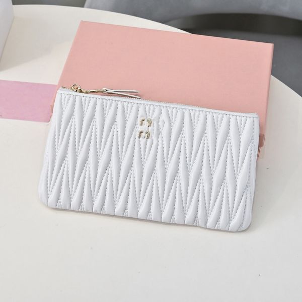 Luxury Wallet Card Holder Card Case Luxury Fashion High Quality Genuine Leather Sheepskin Short Interior Compartment Cardholder Wallets Designers Coin Purse