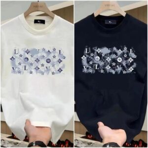 Men's T Shirts 2025 Summer Men Tops Shirt Women Cotton Hip HopCasual Streetwear Fashion Brand Print Man Clothing Tees Short Sleeve