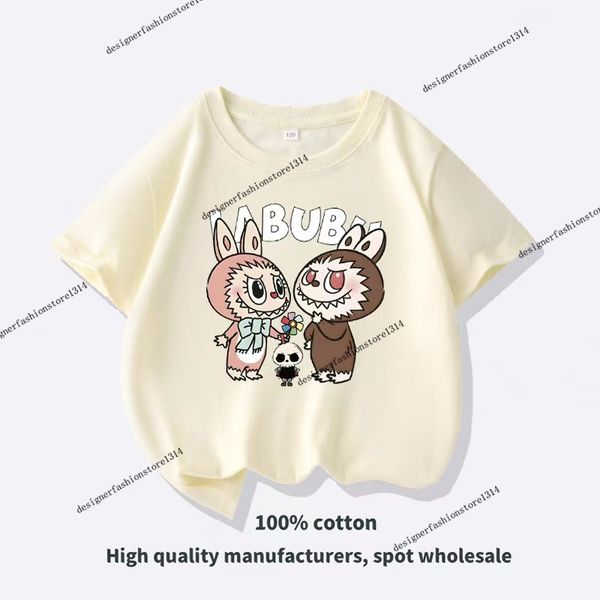 labubu t shirt mens tshirts new labubu tshirt men and women Short Sle Loose Tops Fashion Trend Comfortable Breathable Pure Cotton Printed Clothing quadratic element