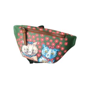 Designer Kids cat printed fanny INS children cartoon letter chest backpacks waist bags boys girls single shoulder casual bag S1173
