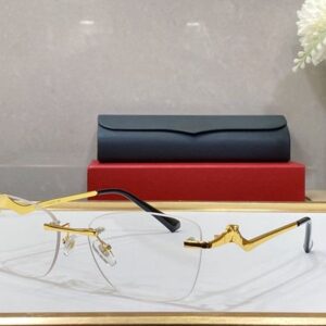 Oversized Sunglasses Womens Designer Sunglasses Texture Carti Square Frameless Sun glasses Polarized Sport Eyeglasses Man Transparent 81339133 Luxury Eyewear