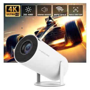 magcubic projector hy300 pro 4k android 11 dual wifi6 260ansi allwinner h713 bt5 0 1080p 1280720p home cinema outdoor projetor