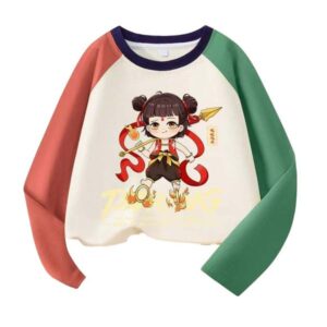 anime nazha hoodie childrens designer clothes hoodie mens hoodies Haruku Scuffers Women Sweatshirts Streetwear Tops Grunge Y2k Clothes Gothic Korean asian size