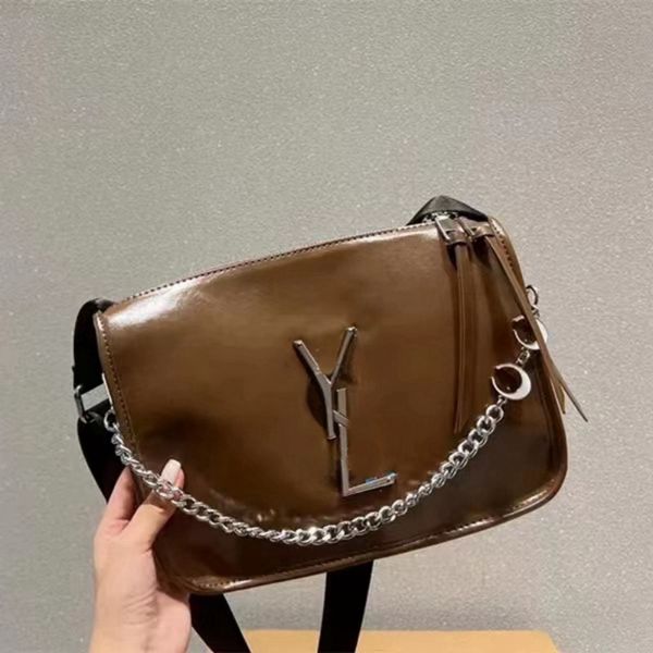 New fashion chain bag Classic Messenger Bag Fashion Shoulder bag Original Casual handbag Top Luxury crossbody bag Leather designer bag