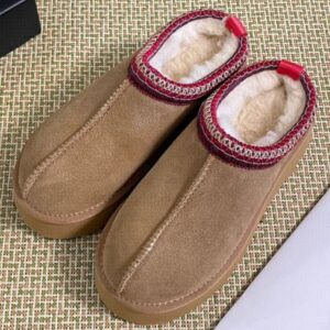 New fashion boots luxurydesigner snowy shoes rubber thick sole warm shoes shallow lip letter embroidery shoes outdoor anti slip slim shoes women's indoor shoes