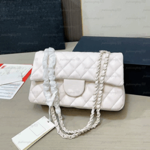 White Designer bags Luxury Bag sling bag Caviar Style Flap Leather Handbags Chain bag Shoulder Bag sac de luxe small square bag women's crossbody bag clutch bag