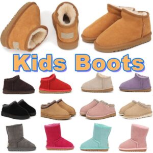 Designer Kids Boots tazz Slippers Tasman Toddler Shoes Girls Boys Australia Classic ultra mini Boot Winter Snow Baby Children Preschool infant enfant
