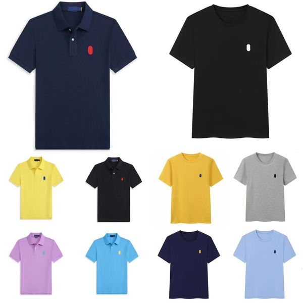 Polo tshirt Classic Shirt Women's Fashion Casual polo shirt Summer Business shirt Round neck unisex horse shirt T-shirt pony tshirt Men's shirts top asian sizeS-XXL