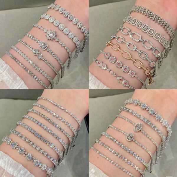 Luxury Designer Elegant Bracelet Chain Fashion Letter Flower Charm Bracelet Wedding 18K Gold Plated Jewelry