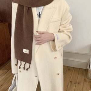 1-424 warm plush thick scarf for men and women