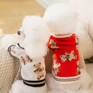 Autumn winter, cute sweaters with full prints for dogs cats, two legged small and medium-sized dogs,Dog Apparel Pet Clothes