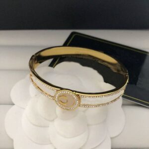 Gold Plated Bracelet Brand Designer Bangle Letter Stainless Steel Bracelet Luxury Bracelet Party Wedding