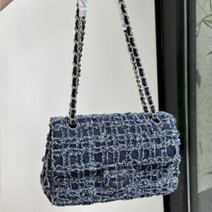 Fashion Versatile Woolen Bag Womens Stylish Denim Bags